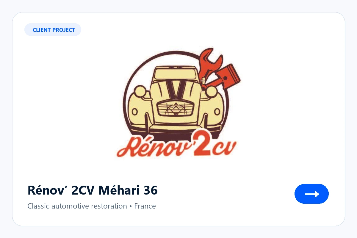 Rénov’ 2CV Méhari 36 logo